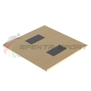Купить Помост тяжелоатлетический 3х3х0,1м, рез. амортизаторы 1х0,5х0,04м в Томске 