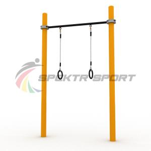 Купить Турник классический для занятий Воркаут с кольцами SP WRK-07 + Rings_76mm в Томске 